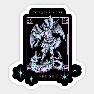 Conquer Your Demons Sticker